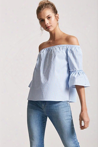 Striped Poplin Top