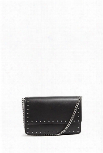 Studded Faux Leather Crossbody