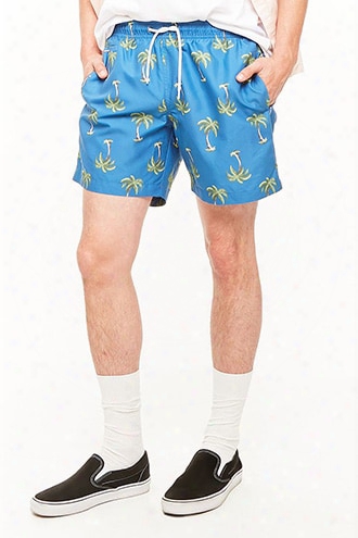 Trunks Surf & Swim Palm Tree Print Trunks