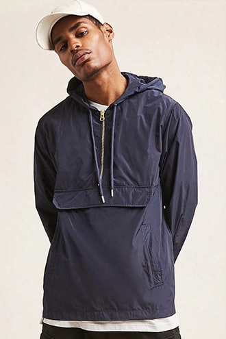 Woven Hooded Anorak