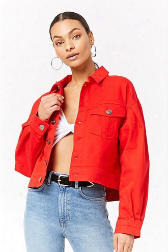 Balloon Sleeve Denim Jacket