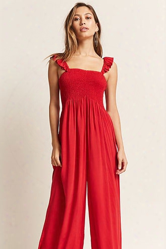 Boho Me Smocked Wide-leg Jumpsuit