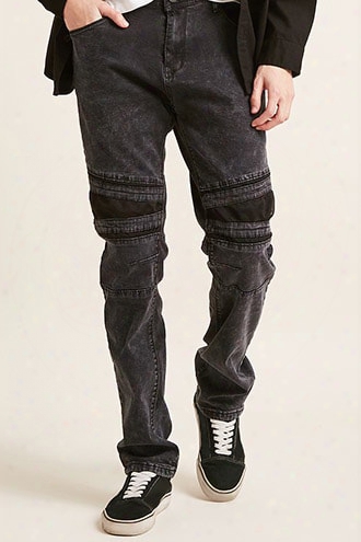 Cain & Abel Denim Mesh-panel Jeans