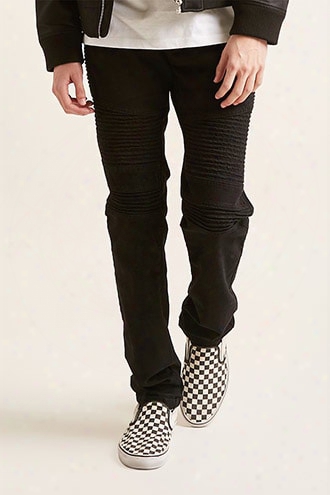 Cain & Abel Denim Moto-inspired Jeans