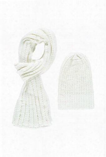 Chenille Hat & Scarf Set