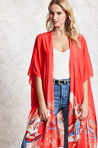 Contemporary Printed Kimono