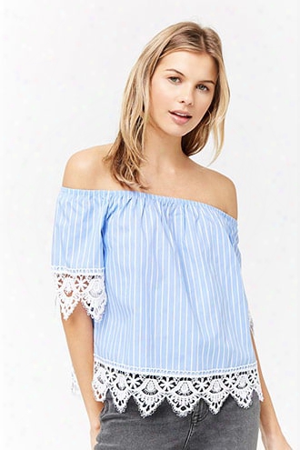 Crochet Lace Off-the-shoulder Top