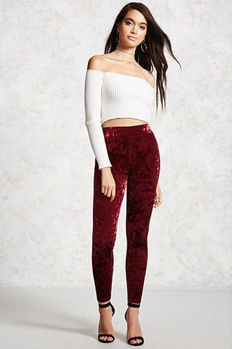 Crushed Velvet Leggings