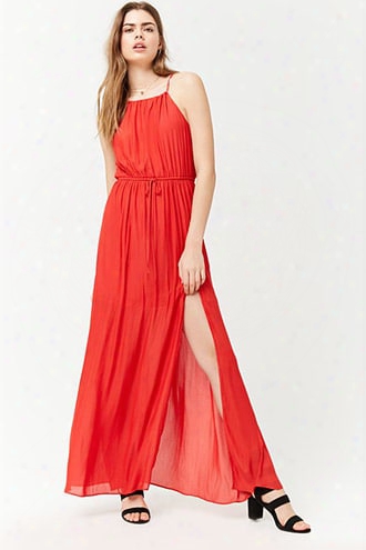 Drawstring Maxi Dress