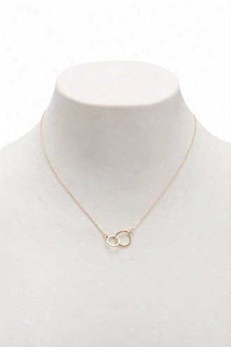 Entwined Geo Charm Necklace