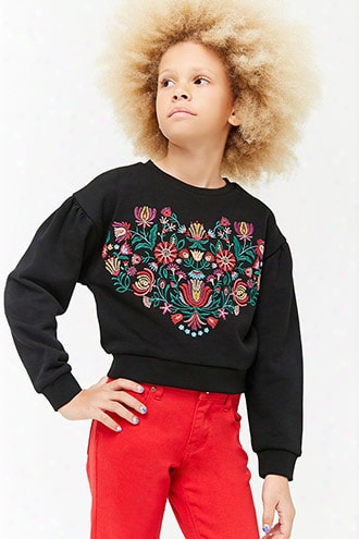 Girls Embroidered Sweatshirt (kids)