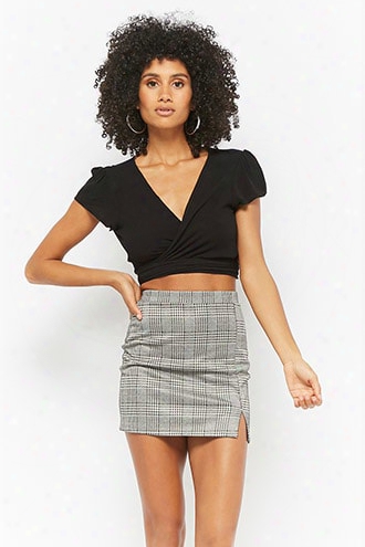 Glen Plaid Mini Skirt