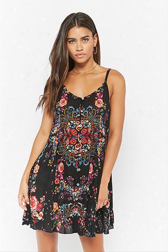 I The Wild Floral Swing Dress