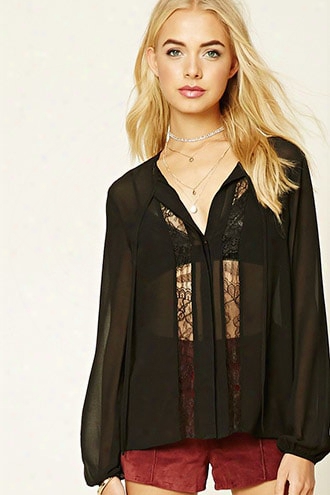 Lace Panel Top