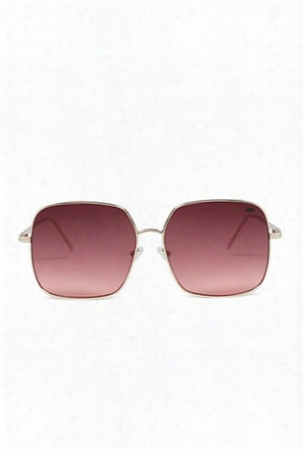 Melt Square Frame Sunglasses