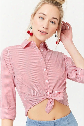 Pinstriped Button-down Shirt