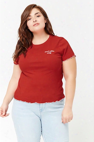 Plus Size Cool Vibes Graphic Tee