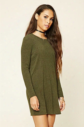 Ribbed Knit Mini Dress