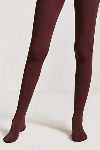 Ribbed Opaque Tights