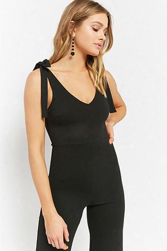 Self-tie Gaucho Jumpsuit