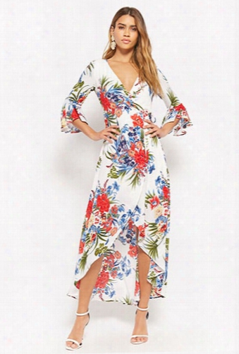 Selfie Leslie Floral Wrap Dress