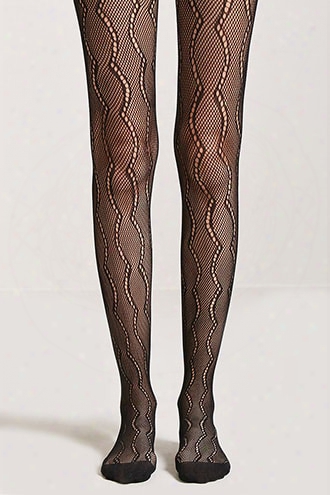 Sheer Scalloped Tights