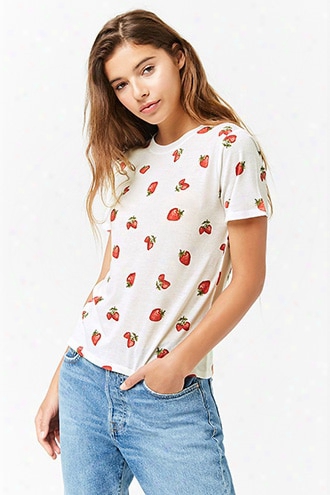 Strawberry Print Tee