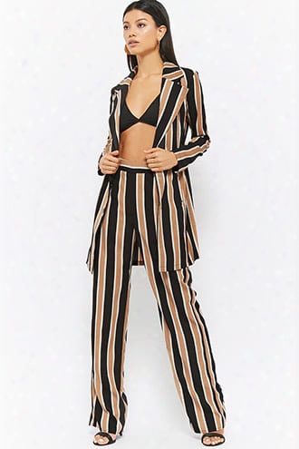 Striped Jacket & Pants Set