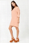 French Terry High-Low Dress