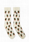 Men Richer Poorer Cacti Print Crew Socks