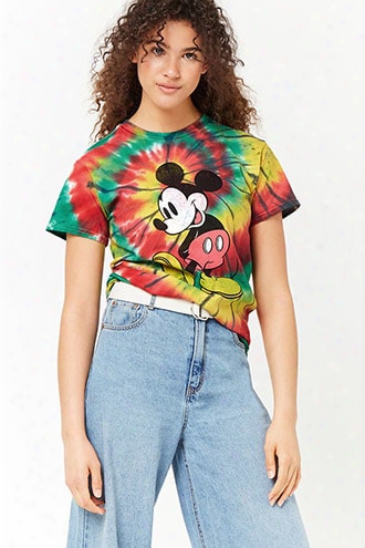 Tie-dye Mickey Graphic Tee