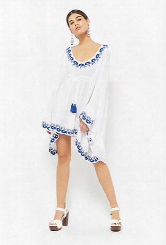 Z&l Europe Embroidered Kaftan Top