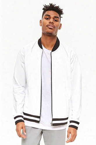 Zip-front Varsity Jacket