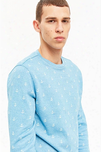 Alpha Beta Anchor Print Pullover