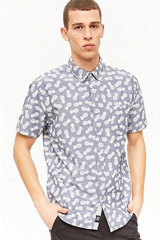 Artistry In Motion Pineapple Print Shirt