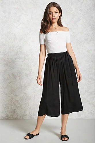 Belted High-rise Culottes