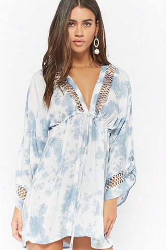 Boho Me Cutout Crystal-dye Dress