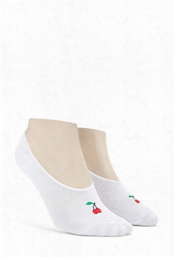 Cherry No-show Socks