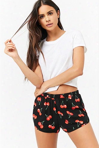 Cherry Print Pj Shorts