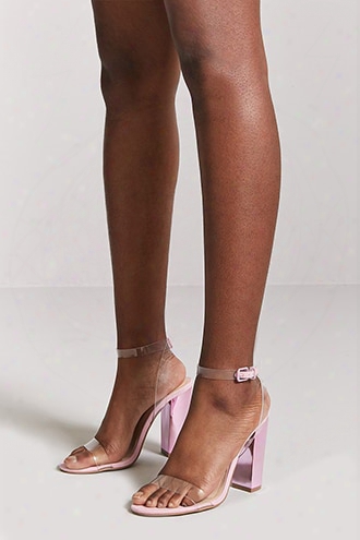 Clear Strappy Heels