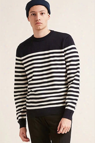 Contrast Stripe Sweater