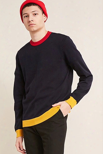Contrast Trim Sweater