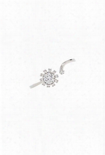 Cubic Zirconia Split Ring