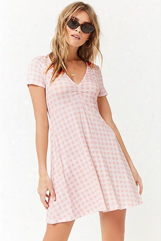 Gingham Swing Dress