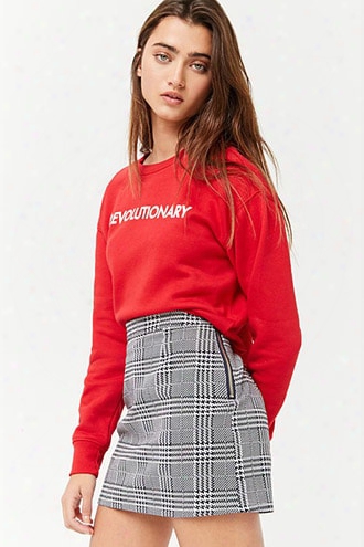 Houndstooth Mini Skirt