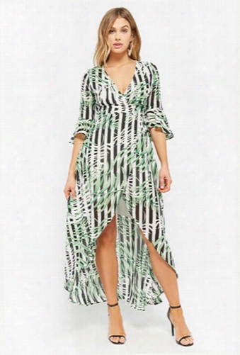 Jungle Print High-low Dress