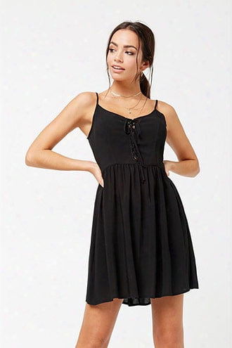 Lace-up Cami Dress