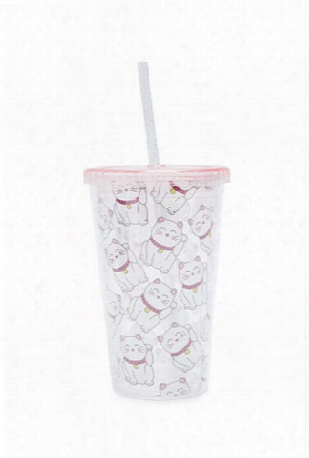 Lucky Cat Tumbler Cup