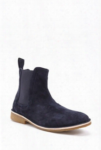 Men Foundation Faux Suede Ankle Boots