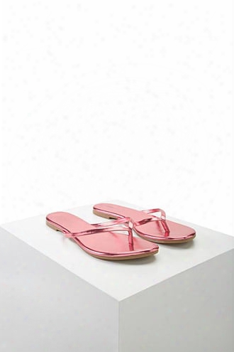 Metallic Thong Sandals